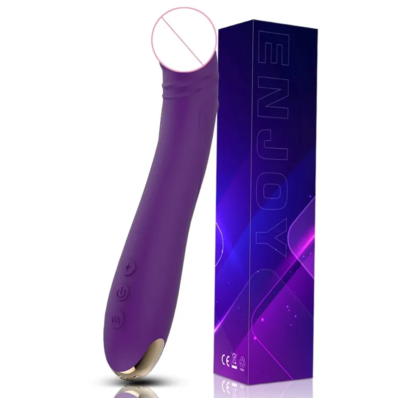 Lengthened Dildo Vibrator for Women Vagina Clitoris Massarger Erotic Toys Soft Skin Feeling Sex Products for Adults