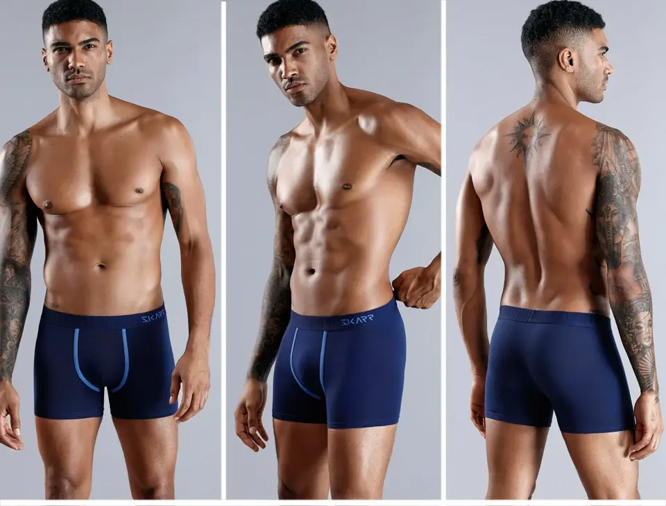 5pcs Cotton Boxer Shorts Men Panties Custom Men's Underpants Sexy Underwear For Man Boxers Classic Print Homme Boxershorts