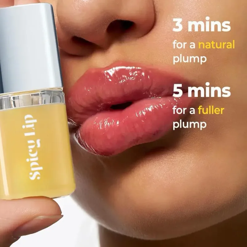 Brand Professional Plump Lips Oil 4g Extreme Volume Spicy Lip Plumper Gentle Nourishing Lip Balm Shiny Glossy Lasting Lip Care