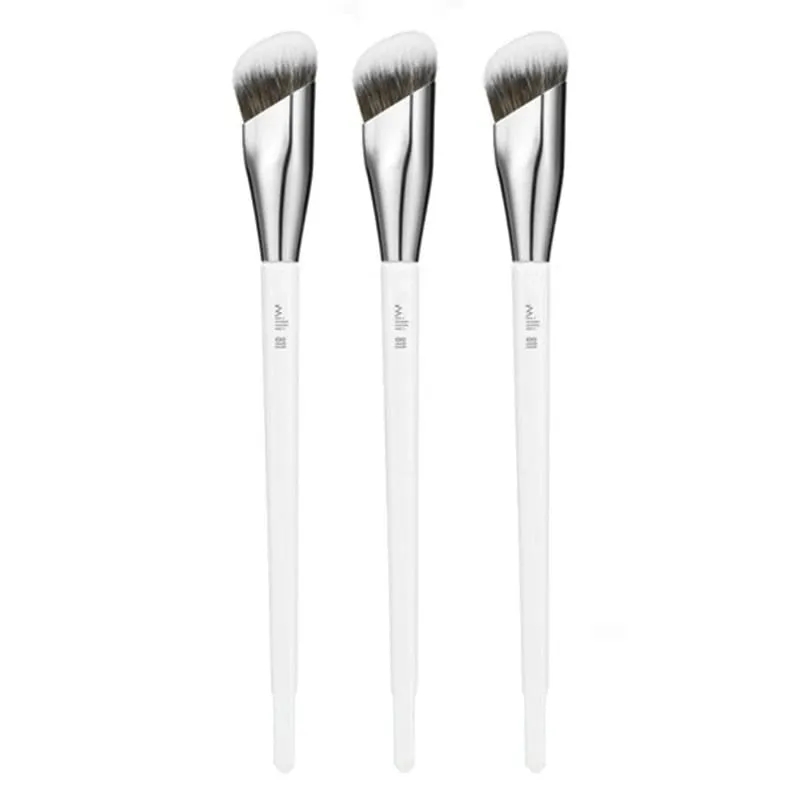 1pc White 811 Corrector Makeup Brushes Angled Liquid Foundation Base Make up Brush Detail Face Essential Concealer Beauty tool — image 9