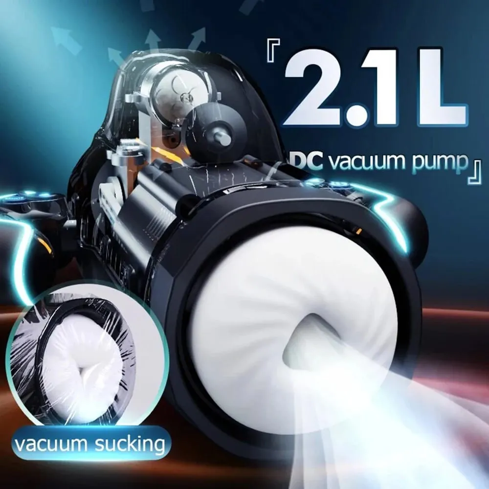 Bermuda Masturbator Powerful Vacuum Sucking Blowjob High-Speed Piston Telescopic Heating Male Masturbation Cup Sex Toys for Men