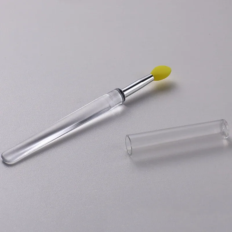 Silicone Lip Brush With Cover Soft Multifunctional Lip Mask Applicator Lipstick Lipgloss Portable Travel Makeup Brushes Reusable — image 10