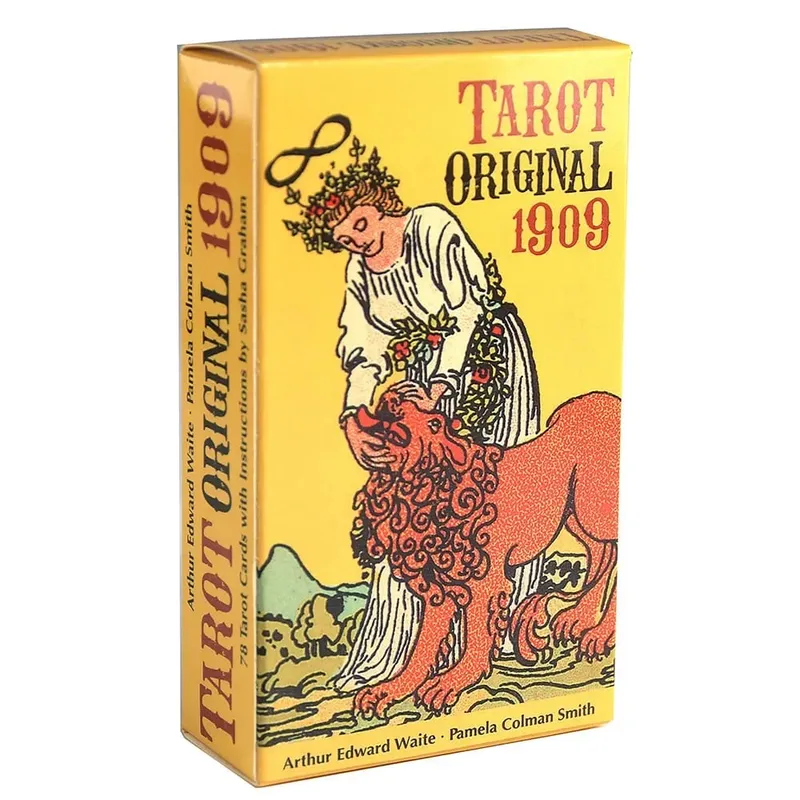 HOT Tarot Original 1909 Deck Cards English Classic 1909 Tarot 78 Card Popular Deck Card Game Board PDF Guidebook