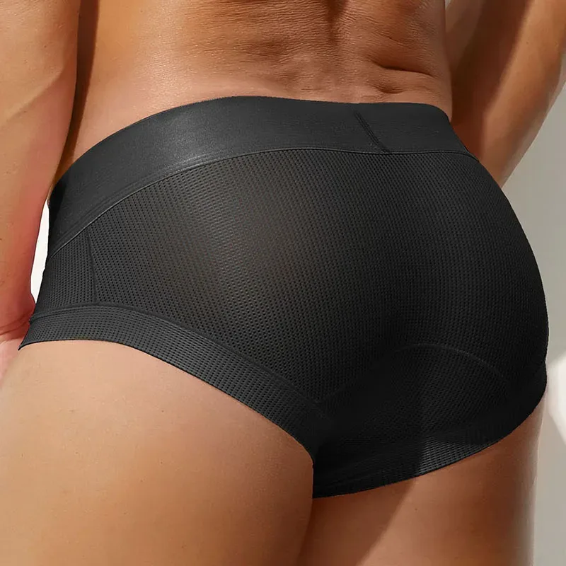 Új alsónemű férfi rövidnadrágokhoz Cueca Masculina Ropa Interior Hombre Calzoncillos Slip Mesh légáteresztő bugyi S-XL — image 18