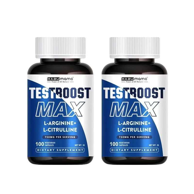 100 tablet mužský doplněk s L-argininem L-citrulinem Stamina & Energy Vegan | Diskrétní loď — image 3