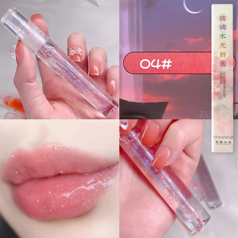Galaxy Mirror Lip Gloss Glitter Lipgloss Transparent Lip Oil Long Lasting Moisturizing Lipstick Lipgloss Lips Makeup Cosmetics — image 12