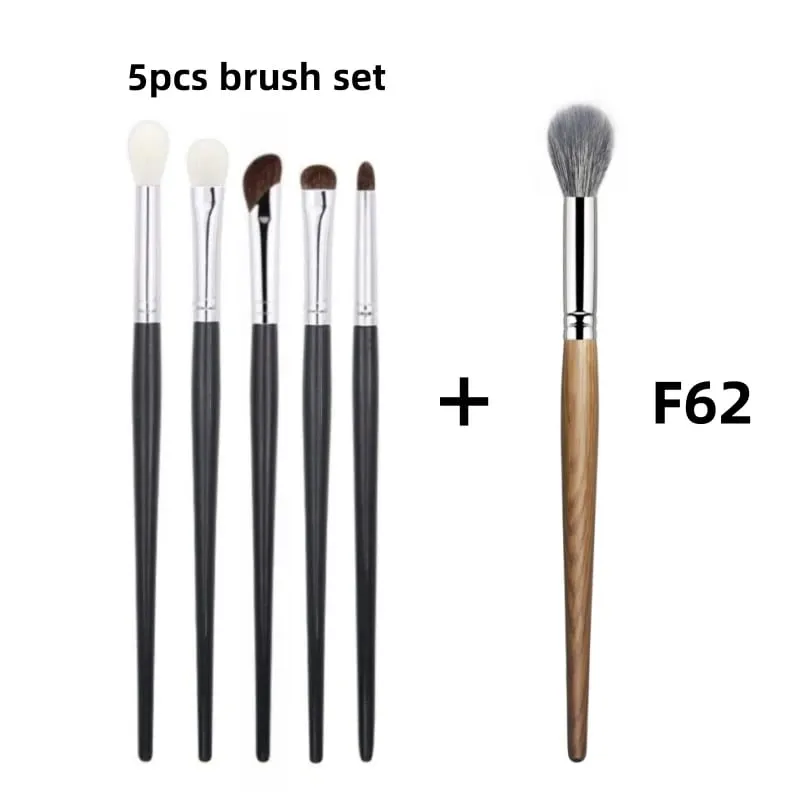 Eyeshadow Brush Set Kit Natural Hair 5Pieces Eye Shadow Makeup Brushes Beauty Tools