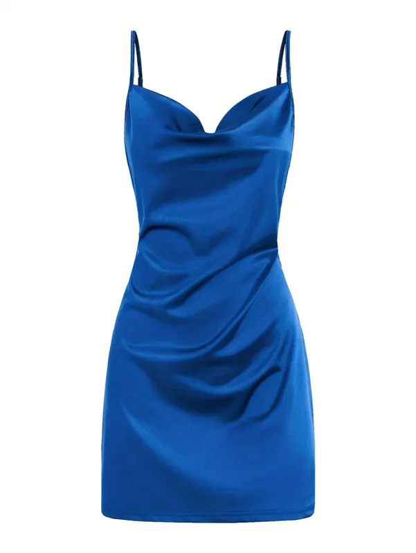 2024 Lady Va Voom ซาตินสะโพก Suspender Dress ผู้หญิง — image 7