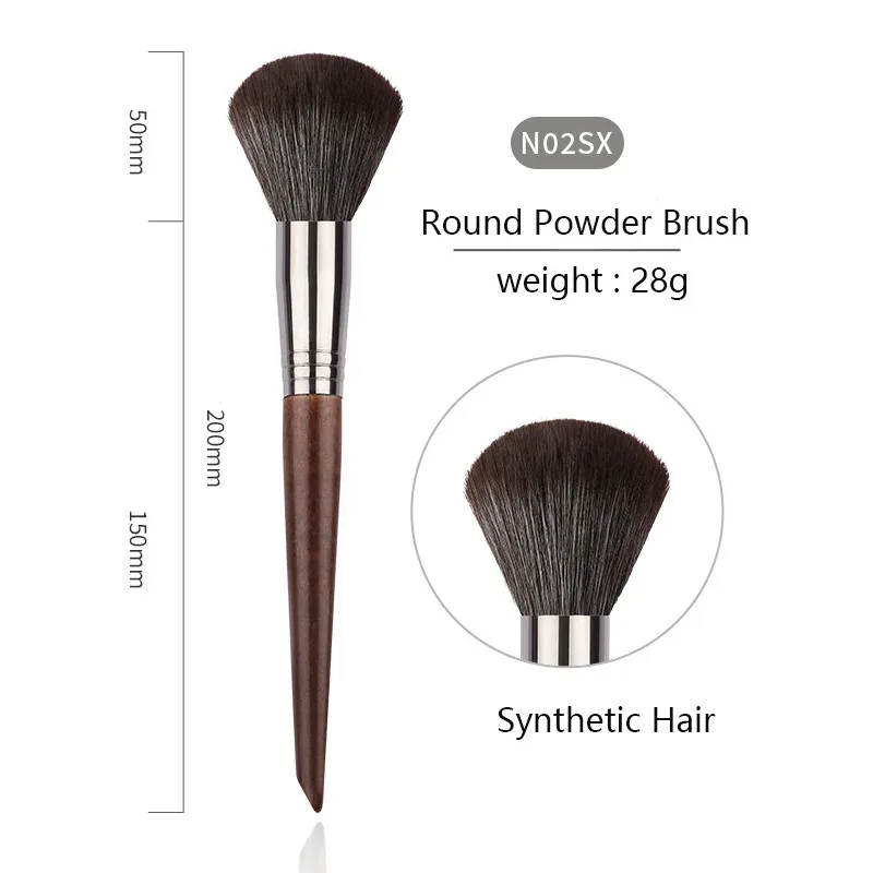 OVW Animal Hair Makeup Brush Complete Set 28PCS Lip Brushes Eyeshadow Brush Soft Makeup Brush Beauty Tools Smudge Brush Single — image 19