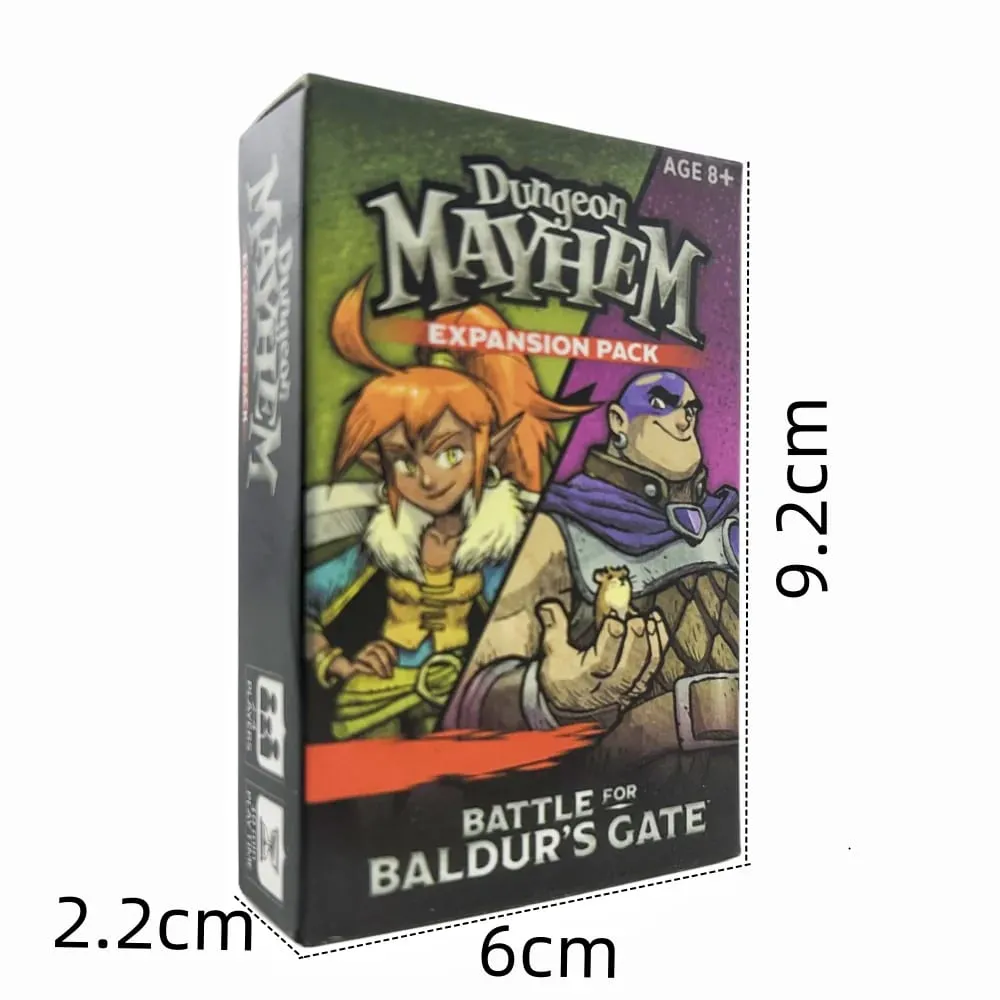 1pc Dungeon Mayhem EXPANSION PACK Family Fun Board Game Playing Cards Family Party Board Deck For — image 4