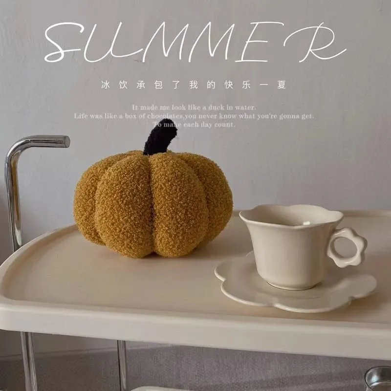 Soft And Cute Round Pumpkin Pillow Home Decoration Living Room Sofa Office Waist Pillow Halloween Gift — image 9
