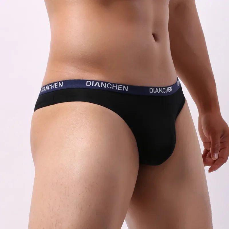 1pc Sexy Men's Elastic Ice Silk Bikini Briefs Shorts Breathable Jockstrap Pouch Underwear Low Waist Man Panties — image 40