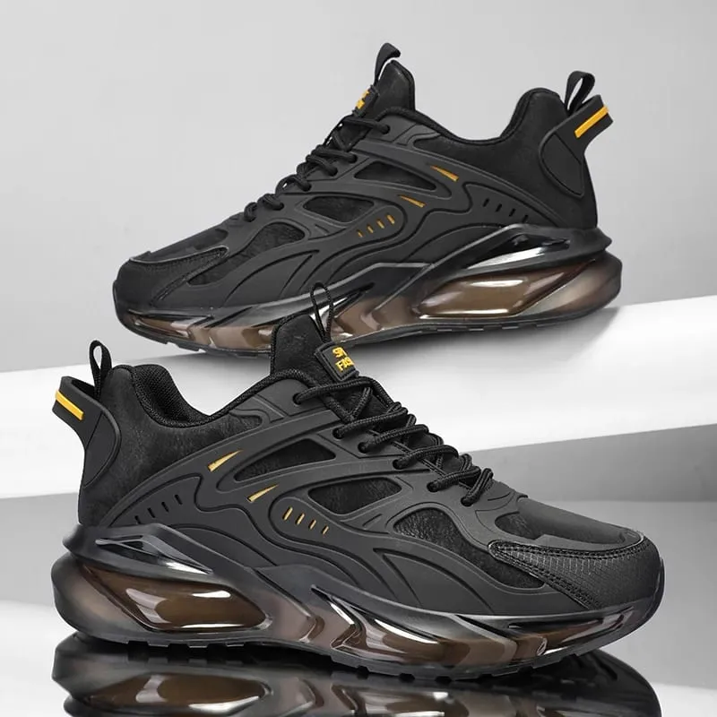 Men Shoes 2025 Casual Walk Air Cushion Marathon Breathable Lightweight Women's Comfortable Athletic Nonskid Sneakers — image 1