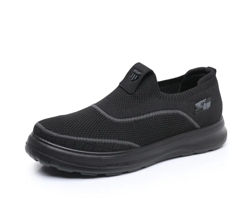 Atmungsaktive Mesh-Sneaker für Herren, leichtes Strickobermaterial, bequeme, weiche Sohle, rutschfeste, lässige Wanderschuhe, modisch, vielseitig — image 8