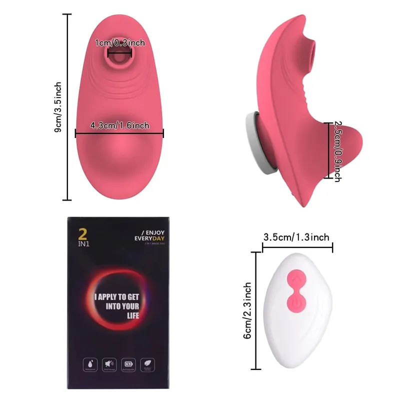 Mini Clitoris Sucker Female Clit Sucking Vibrator For Women Remote Control With Sexy Panties Clitoral Stimulator Adults Sex Toys — image 5
