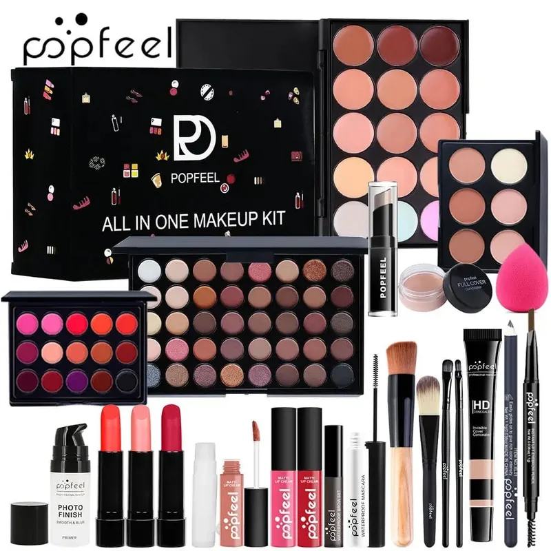 Professional Makeup Set Full Makeup Kit Eye Shadow Blush Foundation Face Powder Makeup Case Korean Cosmetic Christmas Gifts — image 3