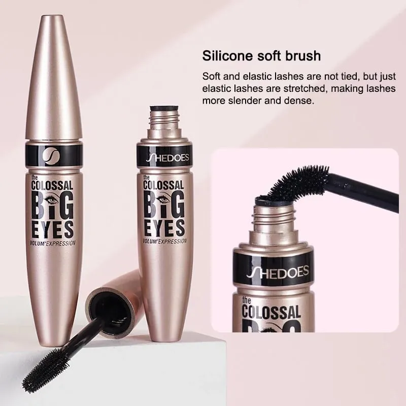 Waterproof 2 in 1Mascara eyeliner Set Lengthening Black Lash Eyelash Extension Eye Lash Brush Beauty Makeup Long-wearing Mascara — image 4