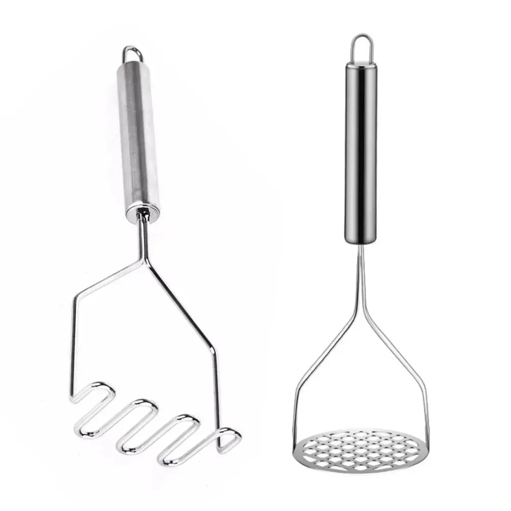 Stainless Steel Potato Mashing Machine Fruit Crushing Machine Creative Mud Press Manual Mashing Machine Kitchen Small Tool