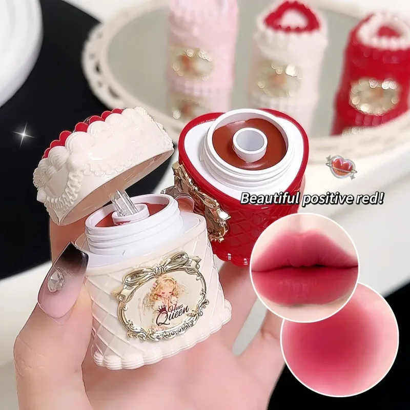 Cake Decor Velvet Lip Mud Matte Finish Non-stick Cup Long Lasting Lipstick for Daily & Party Makeup — image 4