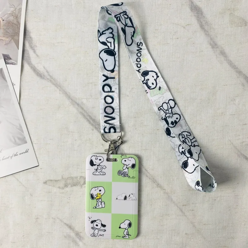 Credential Holder Cartoon Animal Neck Strap Lanyard for Key Keychain USB Badge Holder Keyring Accessories Gifts — image 4