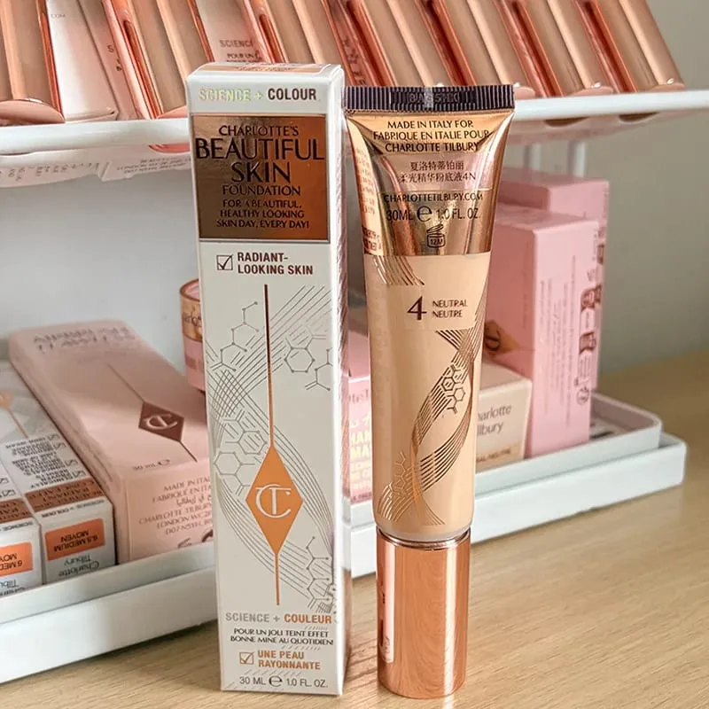 Charlotte Latest Tilbury Moisturized Plump Lip Gloss Highlights Concealer Liquid Foundation Two Color Heartbeat Blush Makeup — image 11
