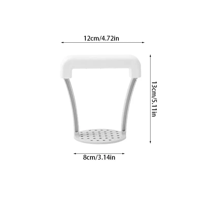 Manual Potato Masher Durable Potato Ricer Kitchen Vegetable Masher With Non-Slip Handle Fruit Juicer Kitchen Gadgets — image 8