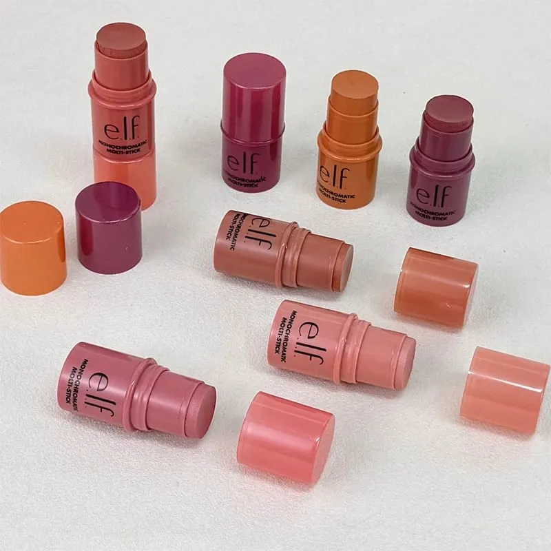 Elf 3-in-1 Multi-Use Stick Blush Stick Eyeshadow Cream Lip Balm Lipstick Lip Cheek Makeup Stick Dupe Liquid Foundation Makeup — image 5