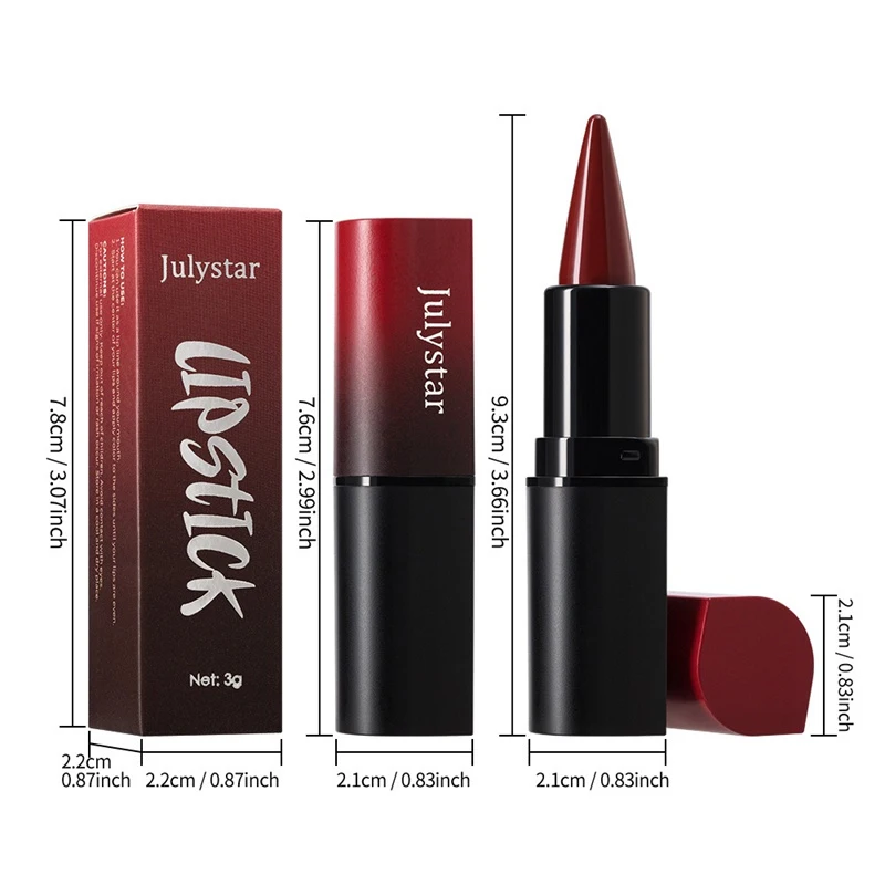 Tapered Nib Lip Liner Pencil Long-Lasting Matte Black Brown Velvet Lipstick Waterproof Natural Slim Lip Liner Makeup Cosmetics — image 3