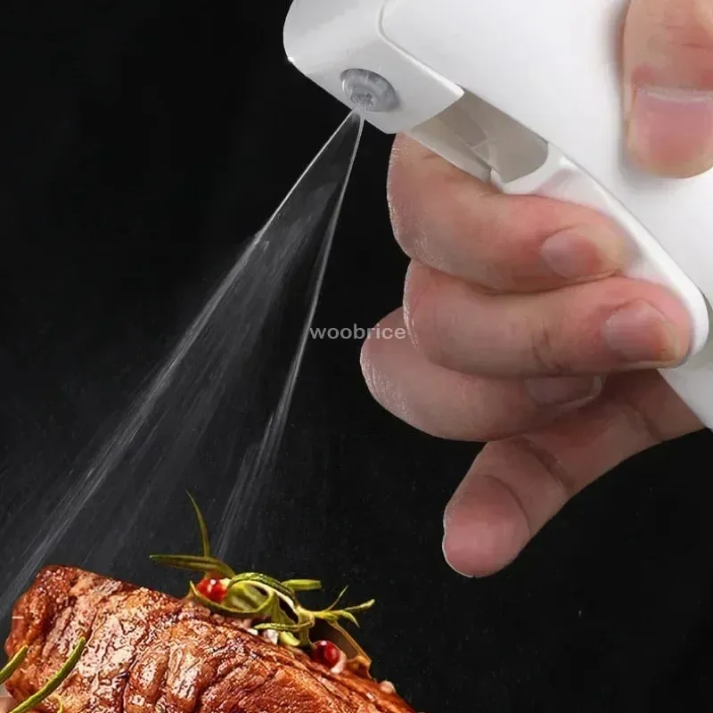 Press-type Oil Spray Bottle 200/300/500ML Kitchen Cooking Oil Sprayer Outdoor Barbecue Oil Spray Bottle Vinegar Soy Sauce — image 5