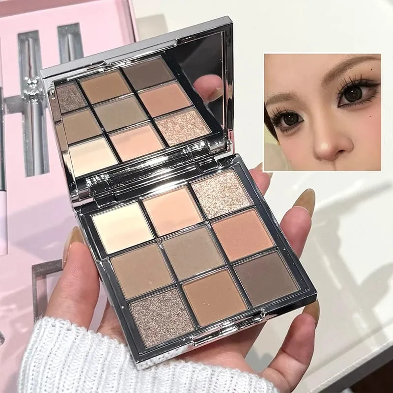 ART VALUE Makeup Set Include 4Lip Mud 1Eyebrow Pen 1Mascara 1Eyebrow Tinted 1Pressed Powder 1Blush 1Contour 1Eyeshadow Cosmetics — image 4