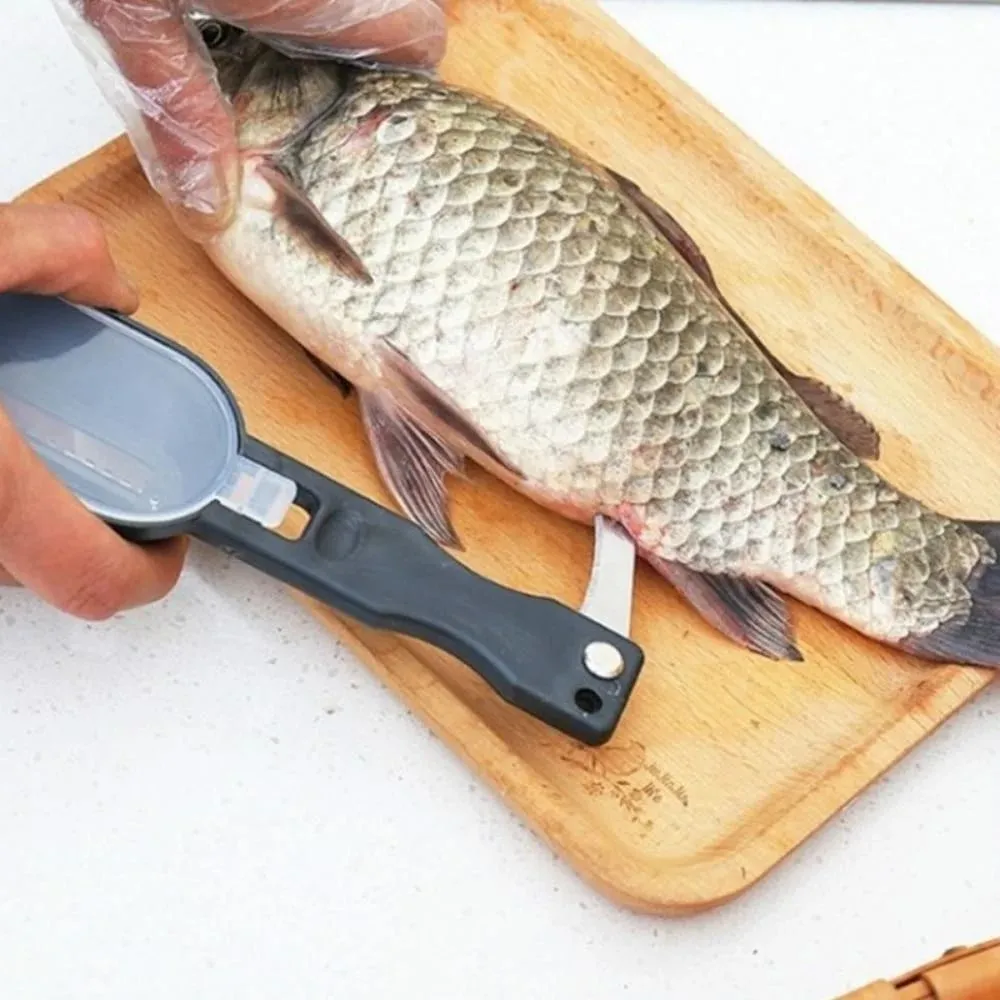 Multifunction Scraping Fish Scale Brush Disassembly Fish Knife Quickly Cleaning Fish Scales Home Kitchen Tool — image 5