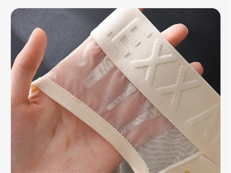 الكبار 18 زائد cueca شبكة ملابس داخلية للرجال رسالة الخصر cuecas masculino طباعة calzoncillos hombre ثلاثية الأبعاد محدب حقيبة رجل الملابس الداخلية جديد — image 10