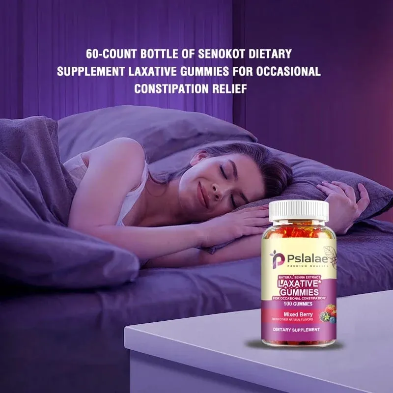 Laxative Gummies - Supports Intestinal Health Boosts Metabolism Relieves Constipation Bowel Cleansing and Detoxification — image 7