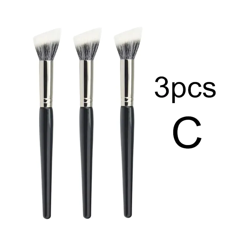 Stippling Highlight Makeup Brushes Blush Goat Hair Multifunctional Beauty Foundation Make Up Brush Tools — image 13