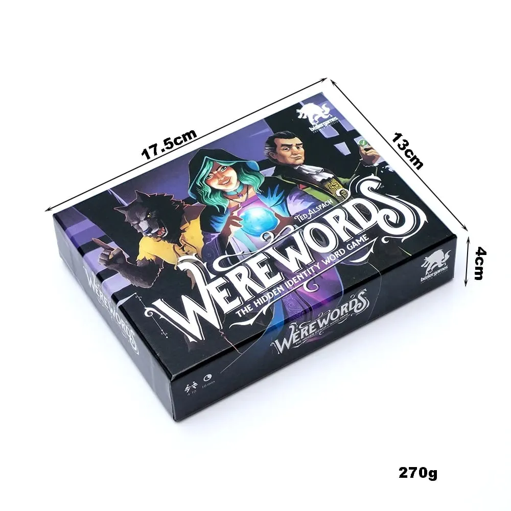 Werewords Board Game Fun for Families Engaging Social Deduction Great for Families Party Game for Word Game