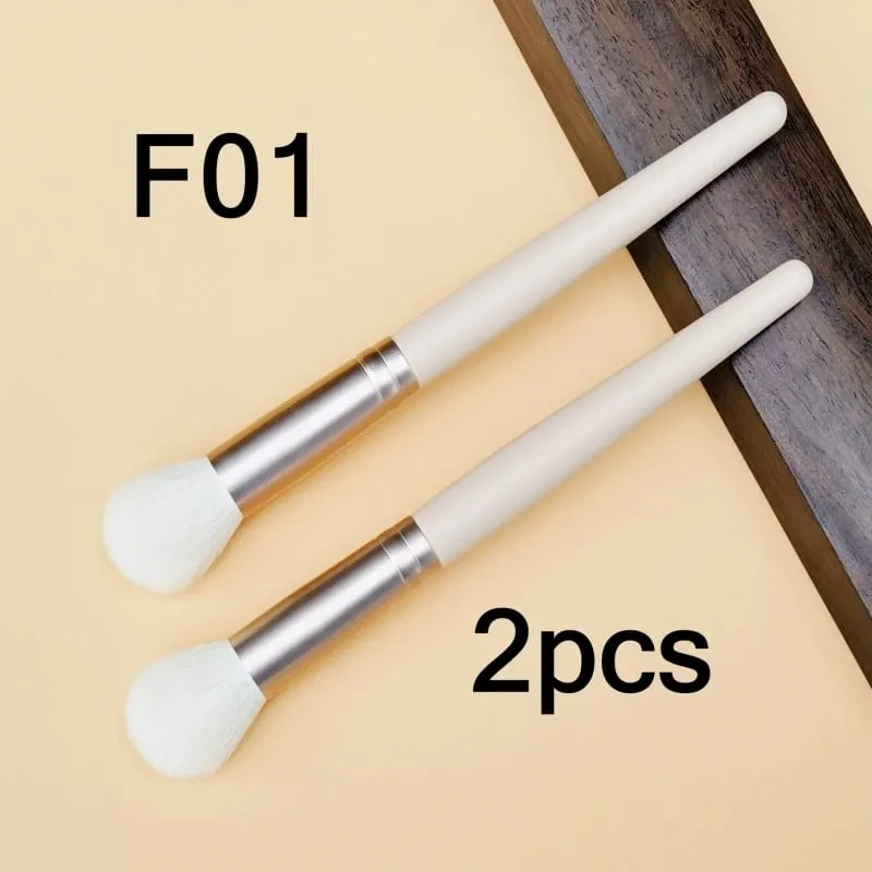 Blush Brush Bronzer Natural Goat Hair Pink Multifunctional Contour Foundation Makeup Brushes Beauty Tools — image 10