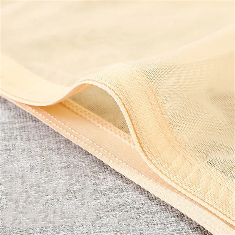 1-2 Pcs Men's Briefs Seamless Transparent Ultra-thin Underpants Breathable Mesh Sexy Male Panties Elastic Underwear Shorts Panty — image 6