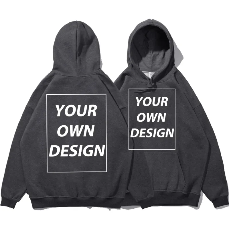 Angepasst DIY Druck Männer Frau Herbst Winter Hoodies Casual Klassische Pullover Einfache Bequeme Streetwear Weiche Warme Sport Kleidung — image 13