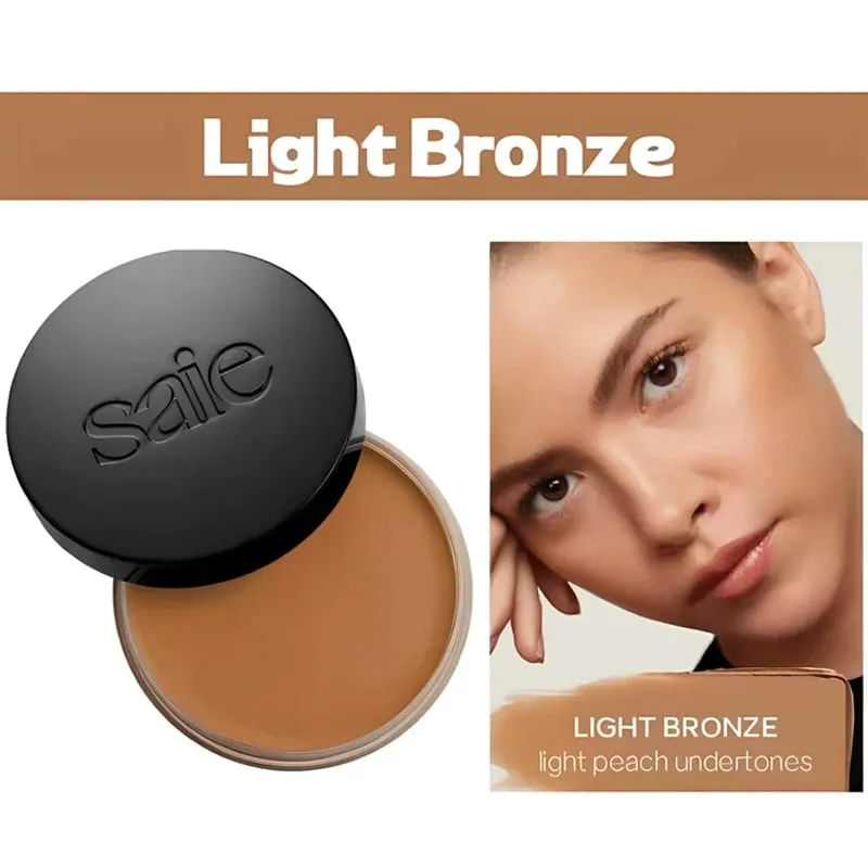 Hot Brand Saie Liquid High Gloss Gel & Liquid Powder Blusher Face Contour Antique Copper Paste Easy To Color Portable Cosmetics