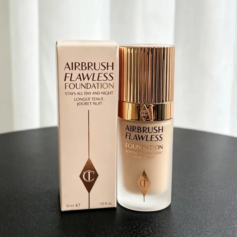 Charlotte Tilbury Airbrush Kemasan Tanpa Cacat Serbuk Kemasan Solekan Pillow Talk Beauty Soulmates Face Palette CT Beauty Cosmetics — image 21