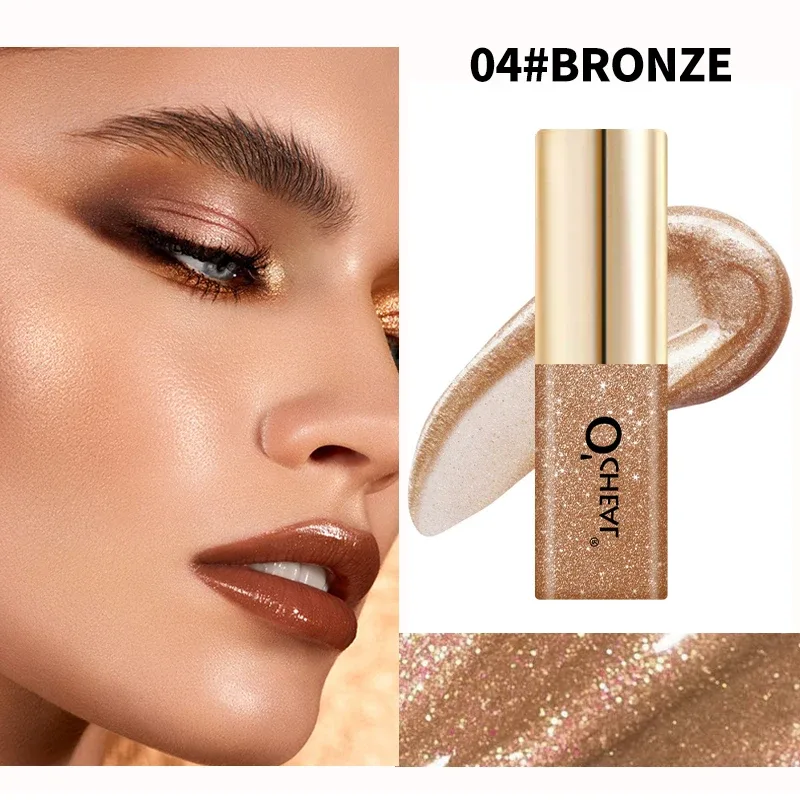 O’cheal Liquid Eye Shadow Neck Diamonds Shiny Waterproof Charming Silkworm Shimmer Eye Makeup Cosmetics Glitter Highly Pigmented