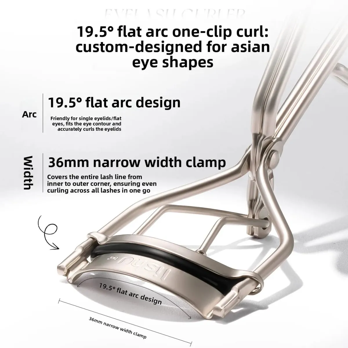 Širokoúhlá kulma na řasy Slunečnice Lash Lift Tool Dlouhotrvající natáčení Bez sevření Oční víčka Makeup Beauty Tool — image 5