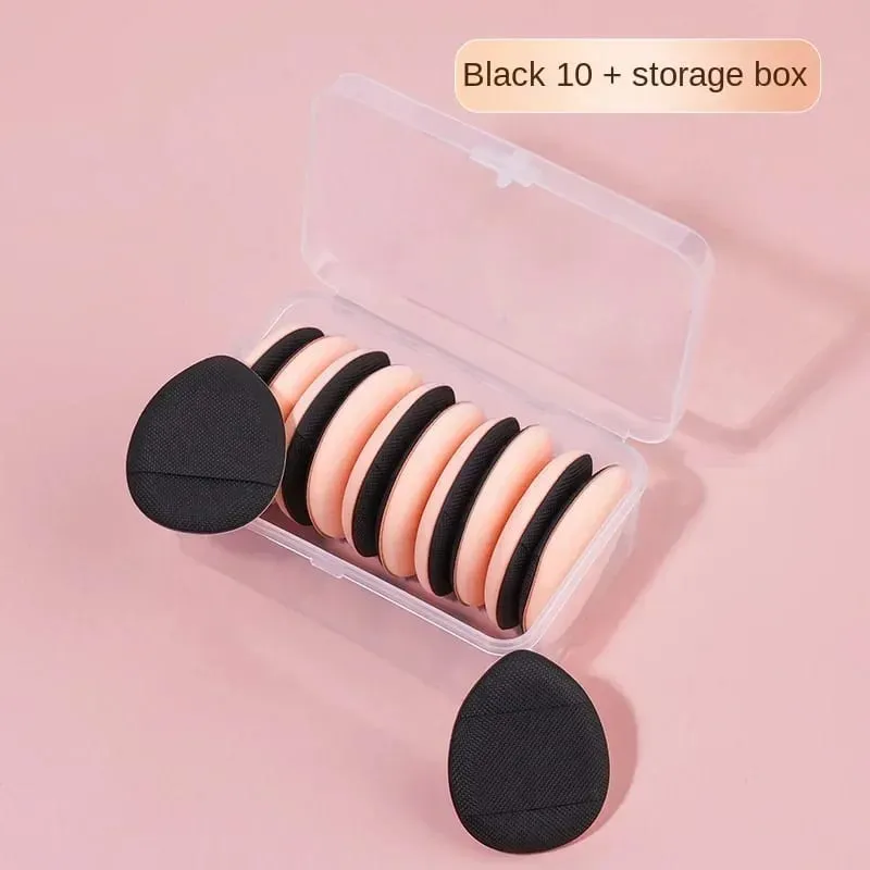 10Pcs Mini Finger Puff Foundation Small Air Cushion Powder Sponge Face Concealer BB Cream Cosmetic Applicator Makeup Tools — image 10