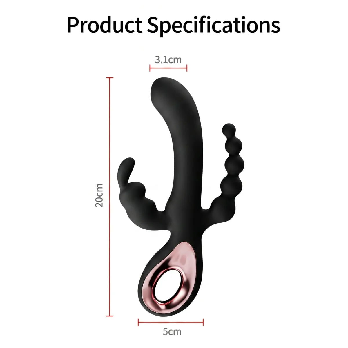G Spot gode lapin vibrateur pour femmes 3 In1 Clitoris Stimulation Silicone étanche femelle vagin Anal masseur adulte Sex Toy