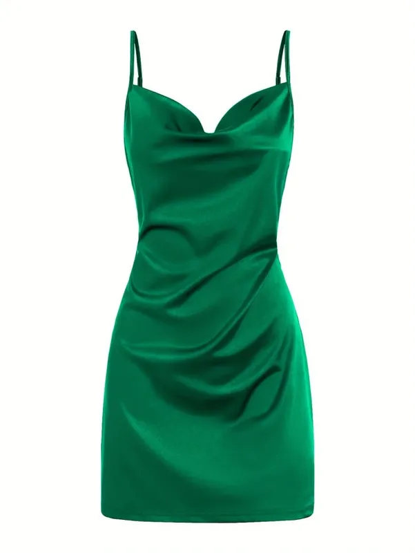 2024 Lady Va Voom ซาตินสะโพก Suspender Dress ผู้หญิง — image 6