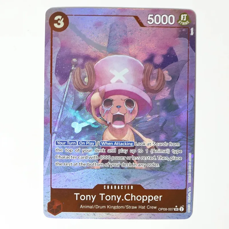 One Piece Game Cards Monkey.D.Luffy Nami Zoro Chopper. Frosted Laser Cards Blue Core Cards.OPCG Used For Game Card Collection. — image 17