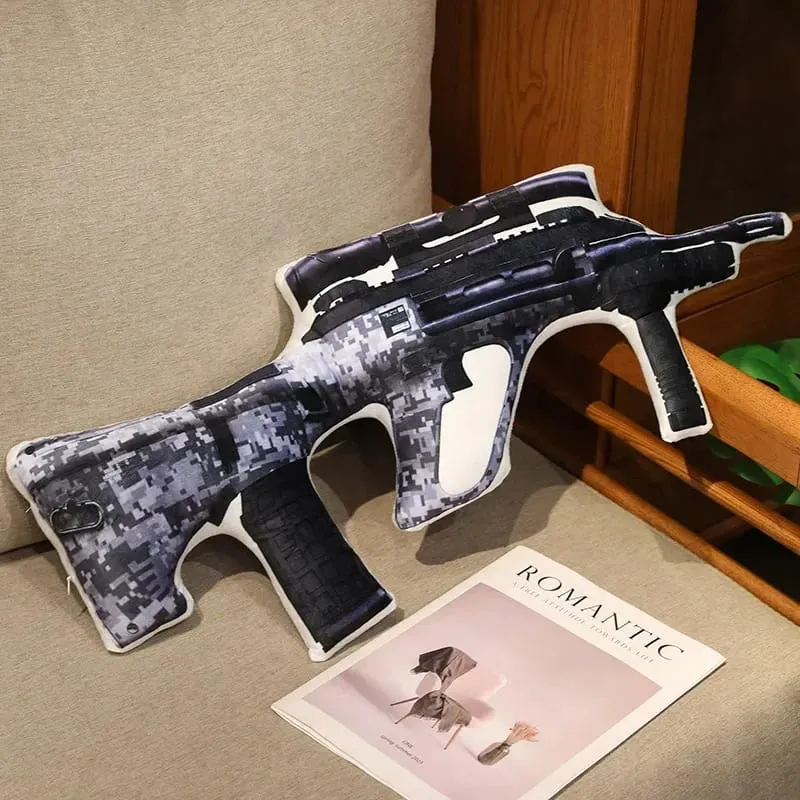Super Cool Realistic Stuffed Printed Firearm Plush Toys Soft Funny Lifeiliek Rifle Sniper Rifle Toys Game Props For Boys — image 16