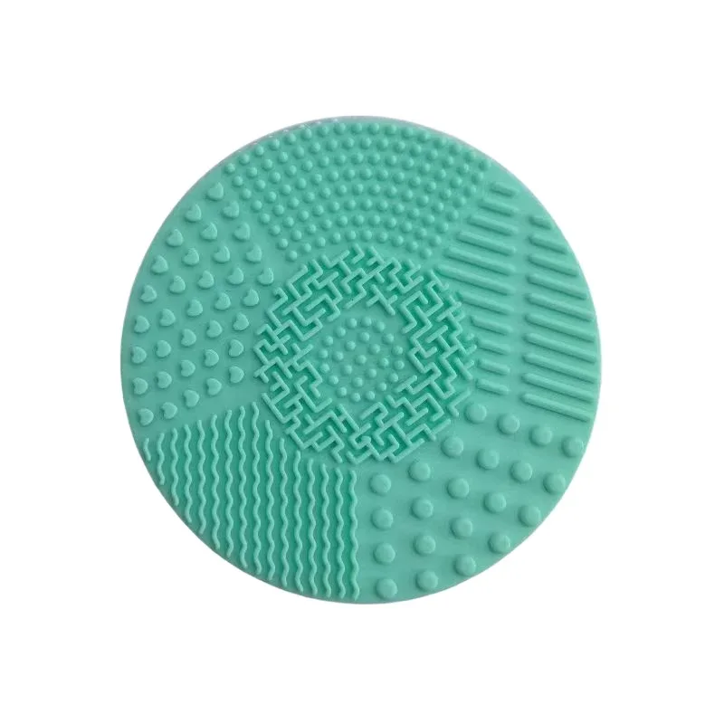 1pc Colorful Heart Shape Clean Make Up Brushes Wash Brush Silica Glove Scrubber Board Cosmetic Cleaning Tools For Makeup Brushe — image 9