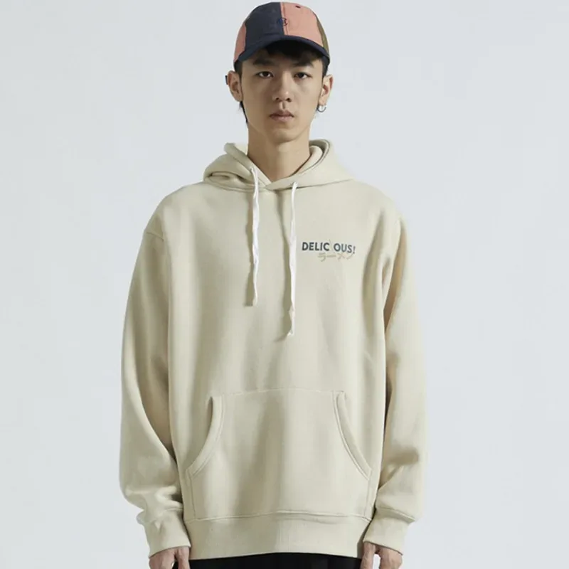 Hip Hop Men Cotton Pullover Hoodies Sweatshirts Thicken Japanese Style Hooded Puffer Fish Print Men&Women Outdoor Sportswear