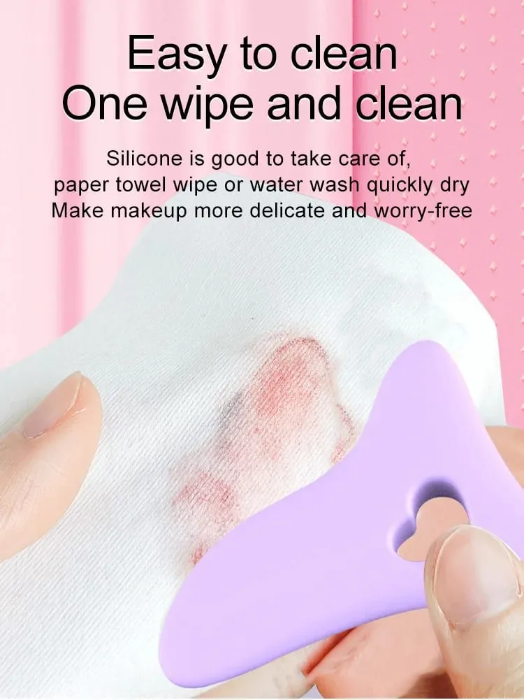 Silicone Eyeline Guide Tool for Drawing Eye-Like Lower Eyelashes Stamp Device Eyeshadow Positioning & Antibacterial Eye Makeup Aid